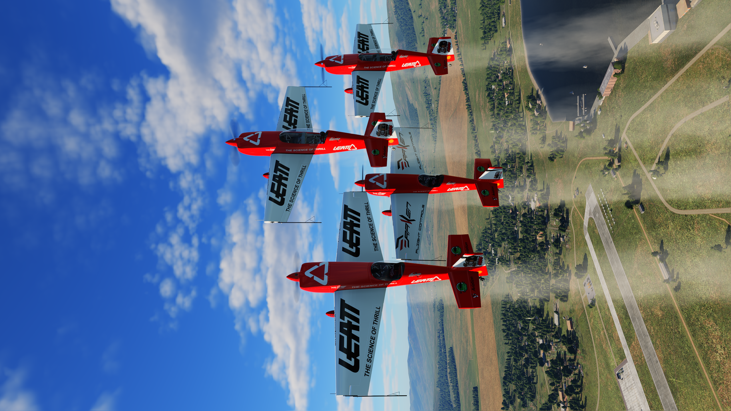 Virtual Marksmen close formation